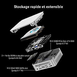 Avis GEEKOM Mini PC XT13 Pro - Intel Core i9-13900H - Intel Iris Xe - RAM 32Go - SSD 2To - Windows 11 Pro