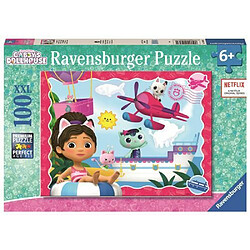 Puzzle Ravensburger L'aventure des chats Gabby's dollhouse 100 pièces XXL