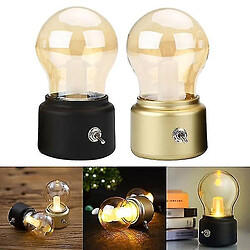 Avis Universal Lampe de nuit éclairage ambiant 2021 ampoule LED lampe de table soufflant classique noir