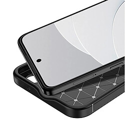 Avis Avizar Coque pour Google Pixel 8 Pro Silicone Fibre de Carbone série Classic Carb Noir