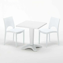 Avis Grand Soleil Table et 2 chaises colorées polypropylen