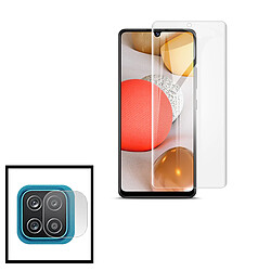 PHONECARE Kit Film Hydrogel Full Coque Avant + Film Caméra Arrière pour Samsung Galaxy A12