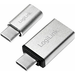 LogiLink au0040USB 3.1type C vers USB 3.0Adaptateur Micro USB type A Argent