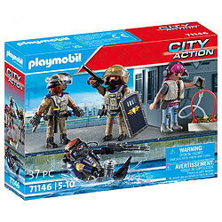 Playmobil® 71146 Equipe forces spéciales avec bandit