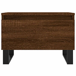 Acheter vidaXL Table basse chêne marron 50x46x35 cm bois d'ingénierie