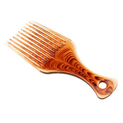 Avis Plastique Peigne Afro à Dents Large Brosse à Cheveux Anti-statique pour Démêler les Cheveux Crêpelés