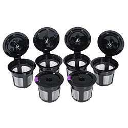 Avis 6 Tasses K Réutilisables Pour Keurig K200, K300, K400, K500, Noir