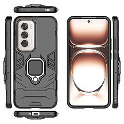 Htdmobiles Coque pour Oppo Reno 12 5G - housse etui rigide anti choc + verre trempe - NOIR