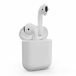 Acheter Écouteurs Sans Fil Bluetooth Casque Mini Écouteurs Avec Micro Boîte De Charge Sport Casque Pour Téléphone Intelligent Blanc