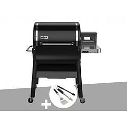 Barbecue à pellets Weber Smokefire EX4 GBS + Kit 3 ustensiles