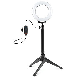 Yonis Ring Light LED 12cm USB Trépied Portable pas cher