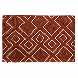 Acheter Housse de coussin DKD Home Decor 60 x 1 x 40 cm Terre cuite Géométrique