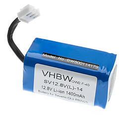 vhbw Li-Ion batterie 1400mAh (12.8V) pour Home Cleaner robots domestiques Severin Chill RB-7025, RB7025