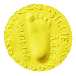 Ultralight Clay Baby Handprint Footprint Print Mud DIY Craft Yellow pas cher