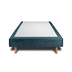 Sommeil de plomb Sommier Tapissier Bouclette Bleu 80x200 H35cm