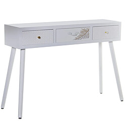 Console Alexandra House Living Blanc Doré Bois 107 x 78 x 30 cm