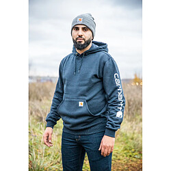 Avis Sweatshirt à capuche MIDWEIGHT taille 2XL navy - CARHARTT - S1K288472XXL