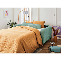 Acheter Lisa Design Owen - canapé 3 places convertible - couchage quotidien - matelas 12 cm - en velours côtelé