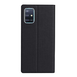 Avis Wewoo Housse Coque Pour Galaxy A51 Aimant Flip Flip Antichoc TPU + PU de protection en cuir Fente carte et support Noir