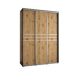 Abiks Meble Armoire Davos 10 À Portes Coulissantes 235,2/170/45 3 Portes