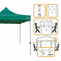 Avis Tonnelle Aktive Pliable Hauteur réglable Acier Polyester 420D Oxford Vert 300 x 320 x 300 cm