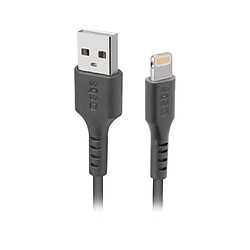 Sbs Câble USB - Lightning Noir 1m