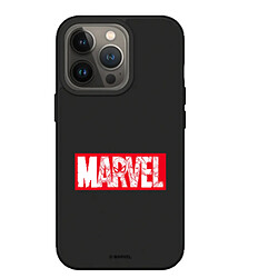 RhinoShield Coque Compatible avec [iPhone 13 Pro] SolidSuit - Coque Fine Licence Officielle Marvel avec Technologie Absorption des Chocs - Noir - Marvel Logo