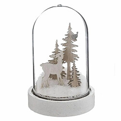 Paris Prix Décoration de Noël Cloche Polaire 12cm Blanc