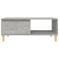 Acheter vidaXL Table basse Gris béton 90x50x36,5 cm Bois d'ingénierie