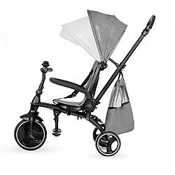 Kinderkraft Tricycle evolutif JAZZ 4 en 1 - Poussette évolutive - de 9 mois a 3 ans - Coloris Gris