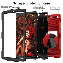 Acheter Wewoo Housse Coque de protection antichoc en silicone bicolore avec support pour Galaxy Tab A 10.1 2019 / T510 Rouge