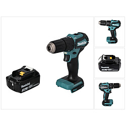 Makita DHP 483 F1 Perceuse-visseuse à percussion sans fil 18 V 40 Nm Brushless + 1x Batterie 3,0 Ah - sans chargeur