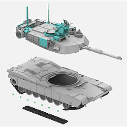 Avis Rye Field Model Maquette Char U.s. Main Battle Tank M1a2 Sep V2 Abrams