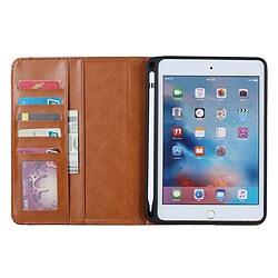 Acheter Wewoo Housse Étui Coque en cuir à rabat horizontal avec texture pour peau iPad Mini 2019avec cadre photo et supportlogements cartesporte-monnaie et stylo Rouge