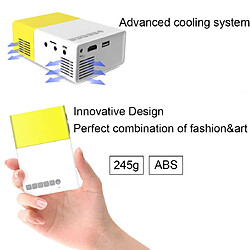 Yonis Videoprojecteur LED HD Portable