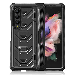 Coque en TPU anti-chute avec béquille pour votre Samsung Galaxy Z Fold3 5G SM-F9260 - noir