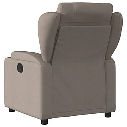 Avis Maison Chic Fauteuil inclinable,Fauteuil luxe de relaxation Taupe Tissu -MN99316