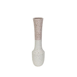 Vase Romimex Blanc/Rose Céramique 15 x 59 x 15 cm