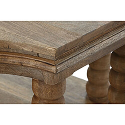 Acheter Pegane Table basse, table de salon en bois de manguier coloris naturel - longueur 131 x profondeur 80 x Hauteur 48 cm