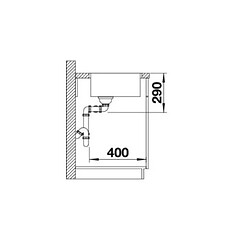 Acheter Evier sous plan BLANCO ANDANO 340/340-IF InFino INOX MANU