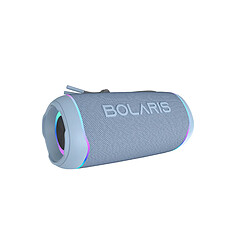 Bolaris Enceinte Sans Fil Bluetooth 5.4 Modèle Parma IPX6 16W avec Effets Lumineux LED Bleu