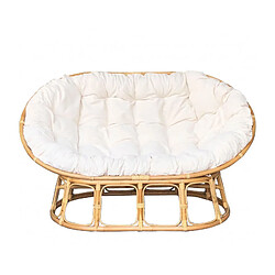 CANAPE PAPASAN EN ROTIN AVEC COUSSIN 172X109XH100CM CANAPE EN ROTIN - LE ROTIN+Sunnydays