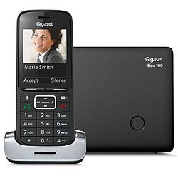 Téléphone sans fil dect noir - PREMIUM-300-NOIR - GIGASET