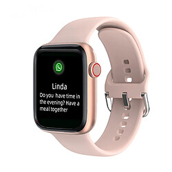 Universal Téléphone cellulaire Bluetooth Bracelet intelligent Écran couleur Fréquence cardiaque Tension artérielle Surveillance du sommeil Smartwatch | Smartwatch (T500 Rose)