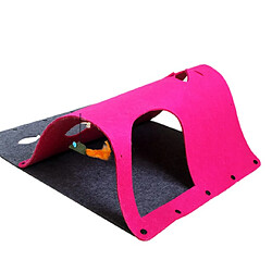 Universal 70 * 52cm DIY Cat Tunnel Jouet pliable Cat Tunnel Jouet jouable Kitten Tunnel Rolling Tunnel Nested Interactive Play Toy Pet Foodstuffs | Cat Toy (rose)