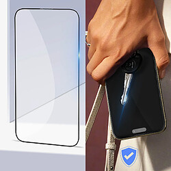 Avis Avizar Verre Trempé pour iPhone 14 Pro Biseauté 5D Surface Full Glue + Applicateur Noir