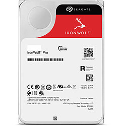 Seagate Technology Ironwolf Pro Disque Dur Interne 14To HDD 3.5" 7200RPM SATA 250Mo/s Noir pas cher