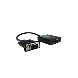 Adaptateur VGA vers HDMI avec Audio approx! APPC25 3,5 mm Micro USB 20 cm 720p/1080i/1080p pas cher