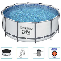 Bestway Ensemble de piscine Steel Pro MAX rond 366x122 cm