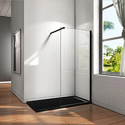 Aica Sanitaire Porte de douche 130x200cm en verre securit anticalcaire 8mm